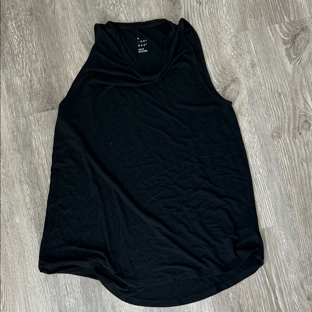 a new day Black Sleeveless Tank Top